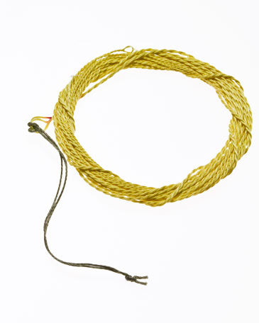 yellow braided tenkara fly line